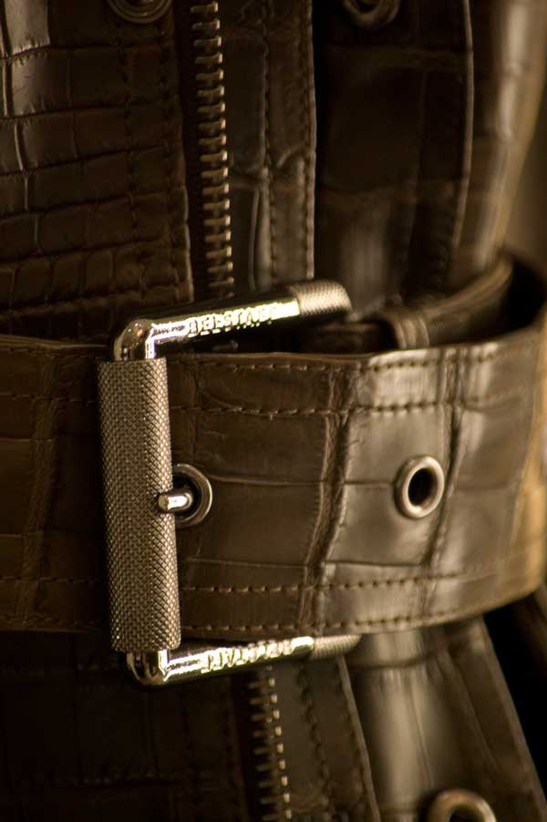 BELSTAFF - NEW BOND STREET LONDON UK FLAGSHIP STORE BELSTAFF - NEW BOND STREET CROCODILE LEATHER JACKET