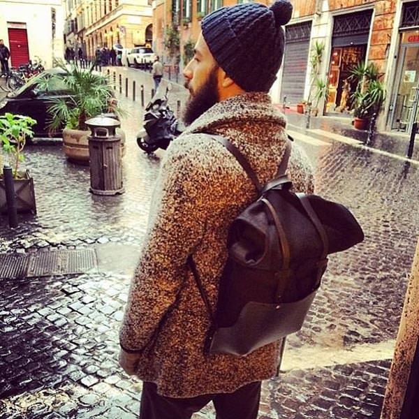 Manbag brown for men