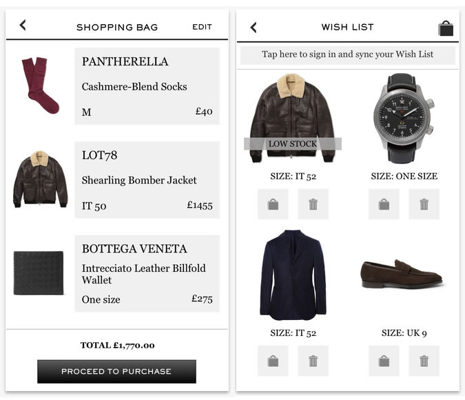 Mr Porter App