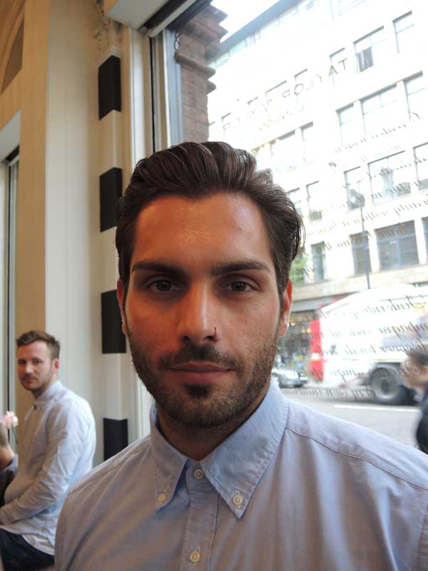 Hair Styles for men 2013 with nose ring