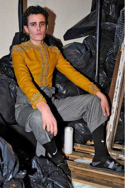 Meadham Kirchoff - London Collections men - Mustard Suit