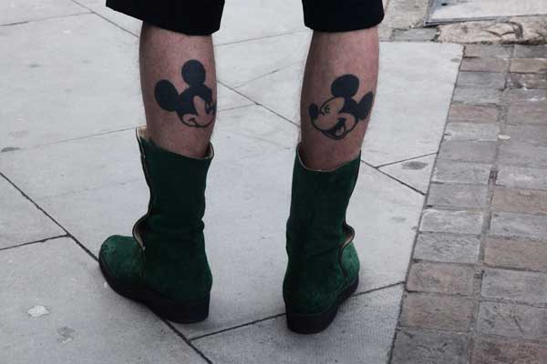 Tattoo for Men - Shoreditch 2013 - Mickey Mouse tattoo Tattoo for Men - Shoreditch 2013 - Mickey Mouse tattoo