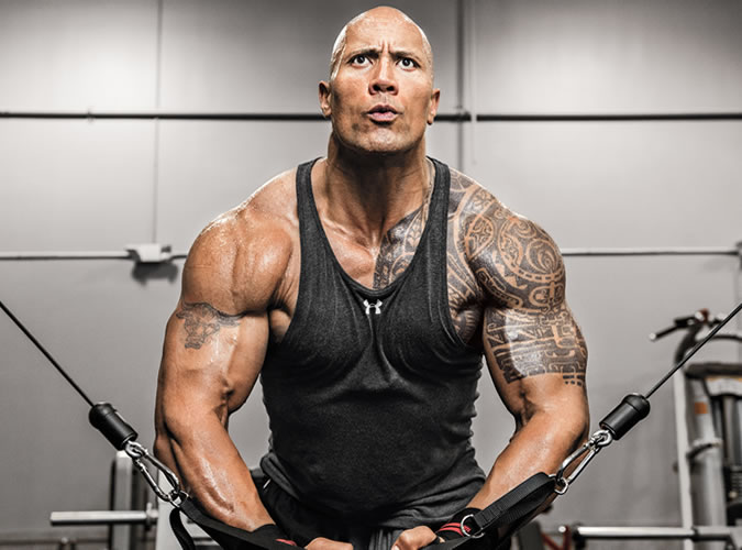 Dwayne Johnson AKA The Rock - Best Men's Hollywood Bodies