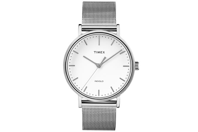 Timex Fairfield Silver Watch