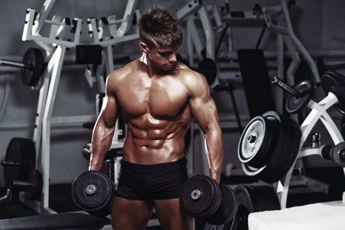 Man Wearing Shorts In The Gym