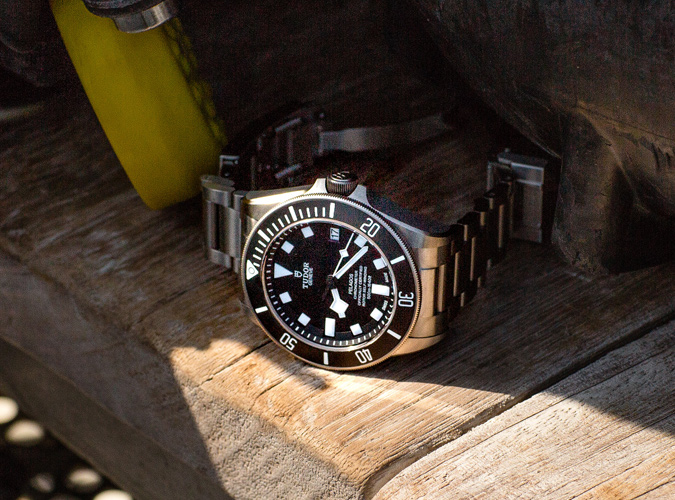 tudor pelagos with suit