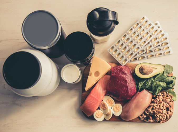Protein powder vs meals