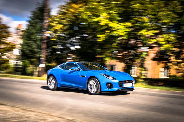 Jaguar F Type Coupe  – Looking Stylish In Blue Review