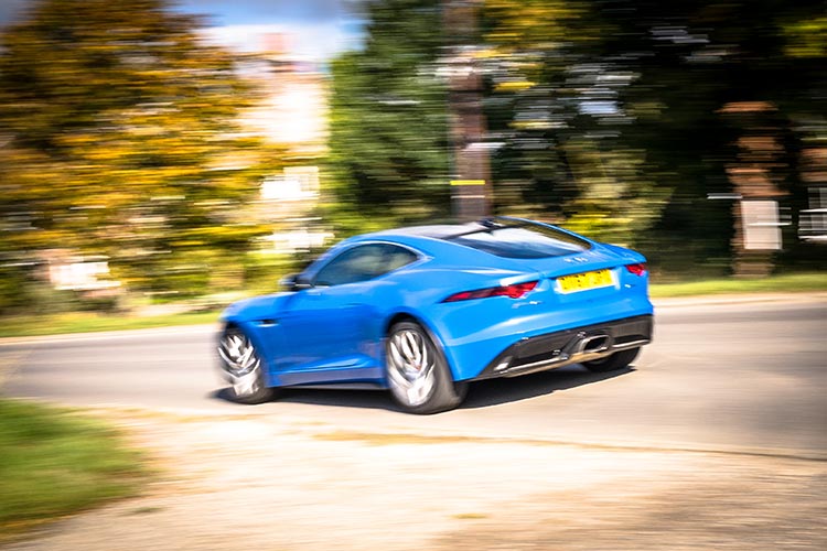 Jaguar F Type Coupe  – Looking Stylish In Blue Review