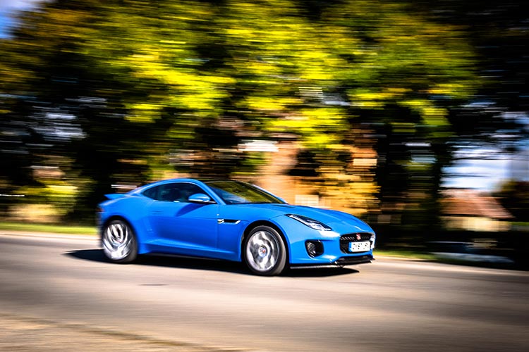 Jaguar F Type Coupe  – Looking Stylish In Blue Review