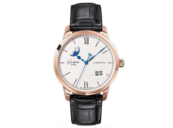 Glashutte Original Senator Excellence Panorama Date Moon Phase Watch