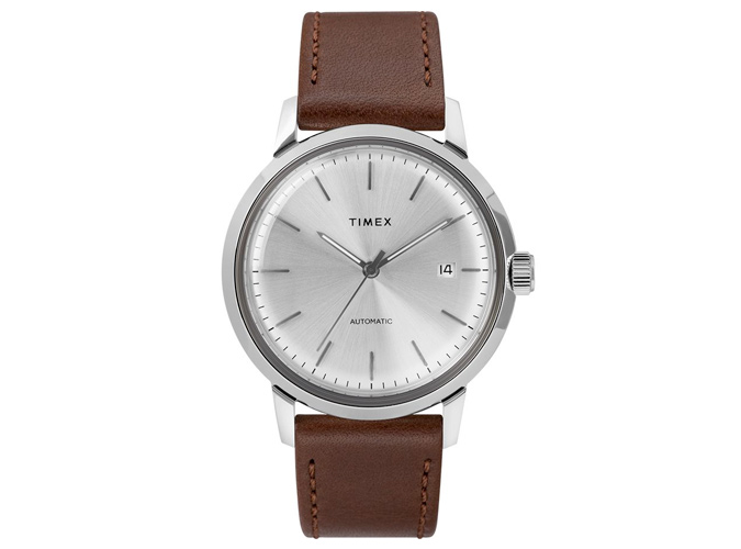 Timex Marlin Automatic 40mm Leather Strap Watch