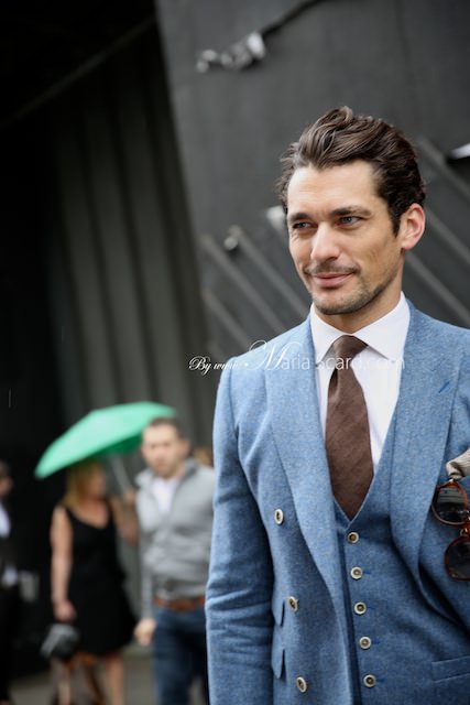 David Gandy three piece suit