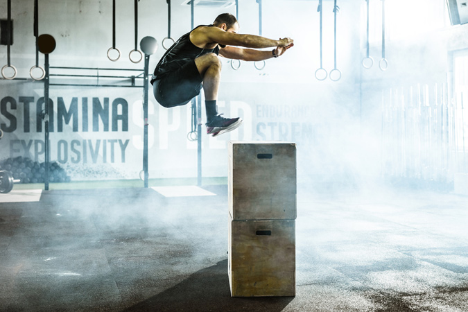 Box Jump Exercise